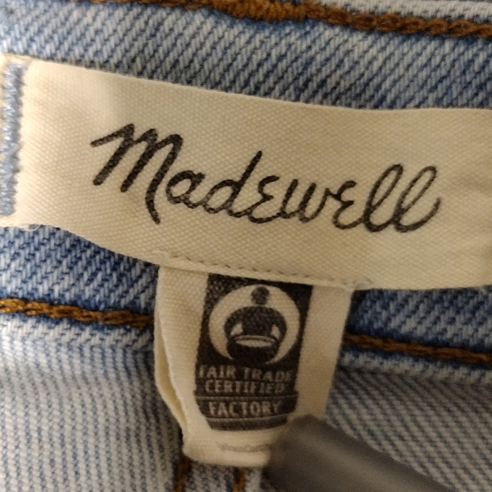 Madewell The Perfect Vintage Distressed Jeans Womens 27 Blue Boho Retro 90s Y2K - Picture 8 of 11